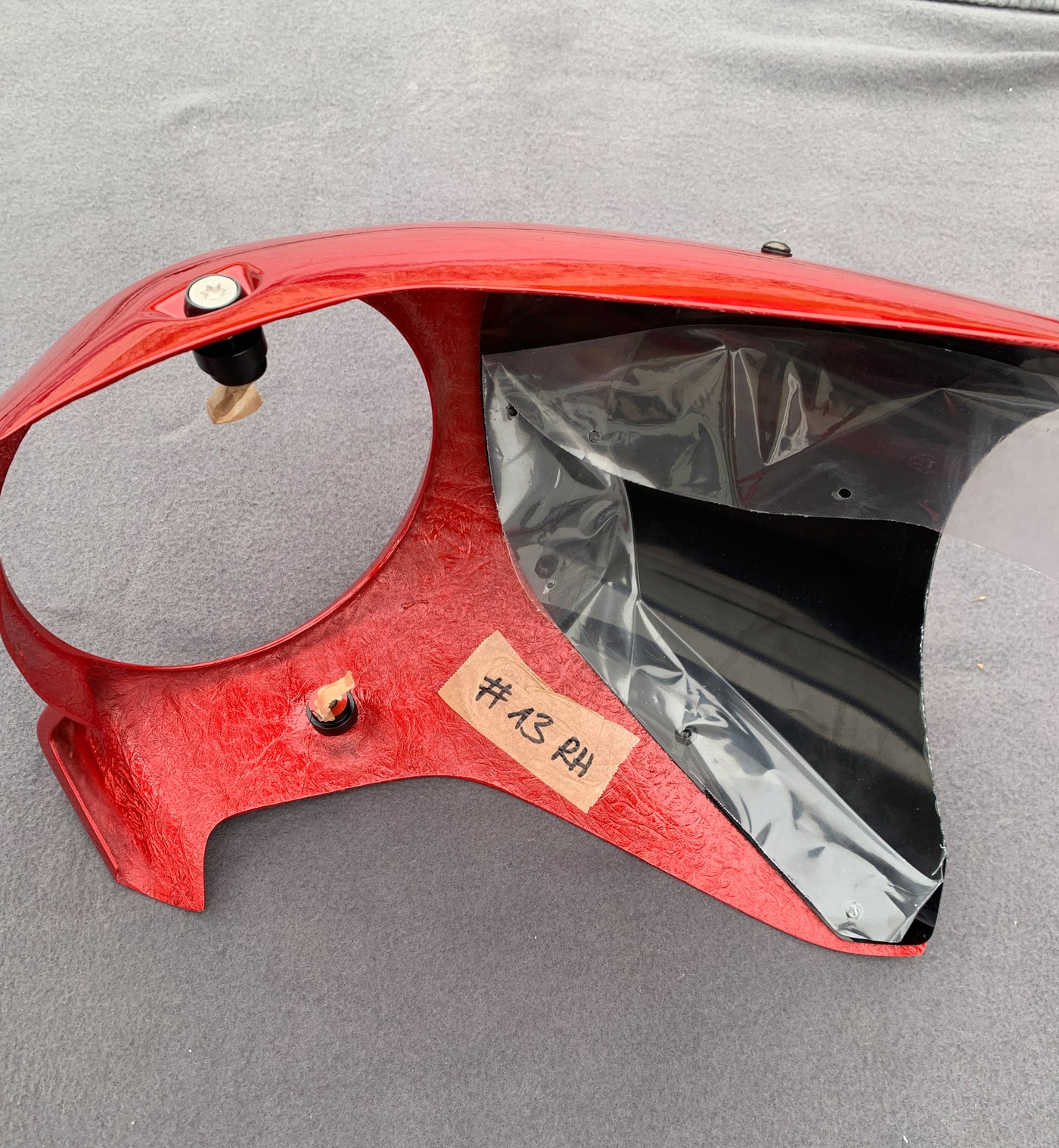 #13 | Front Fairing | Red Hopper | for 2021-2024 Speed Twin