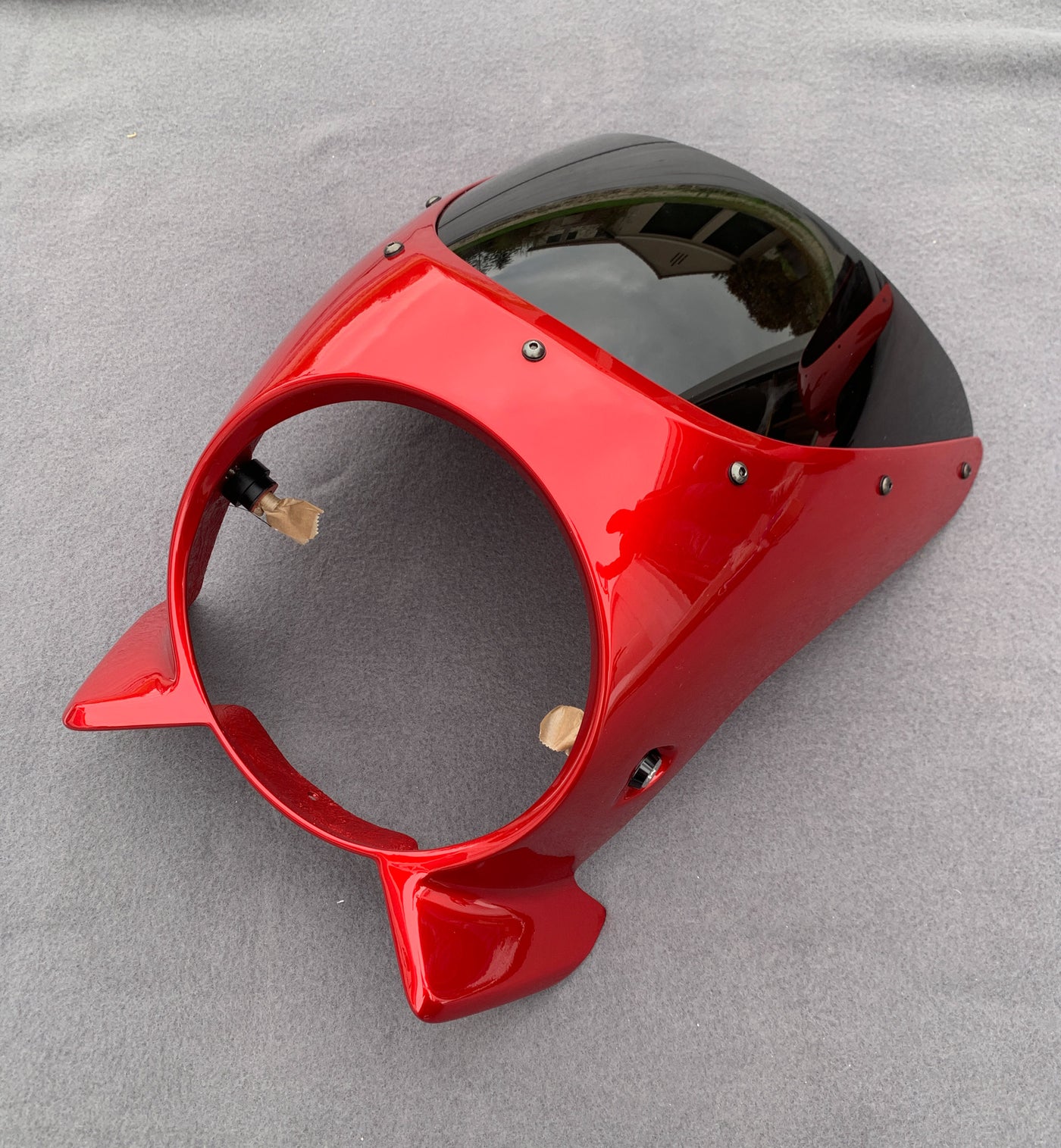 #13 | Front Fairing | Red Hopper | for 2021-2024 Speed Twin
