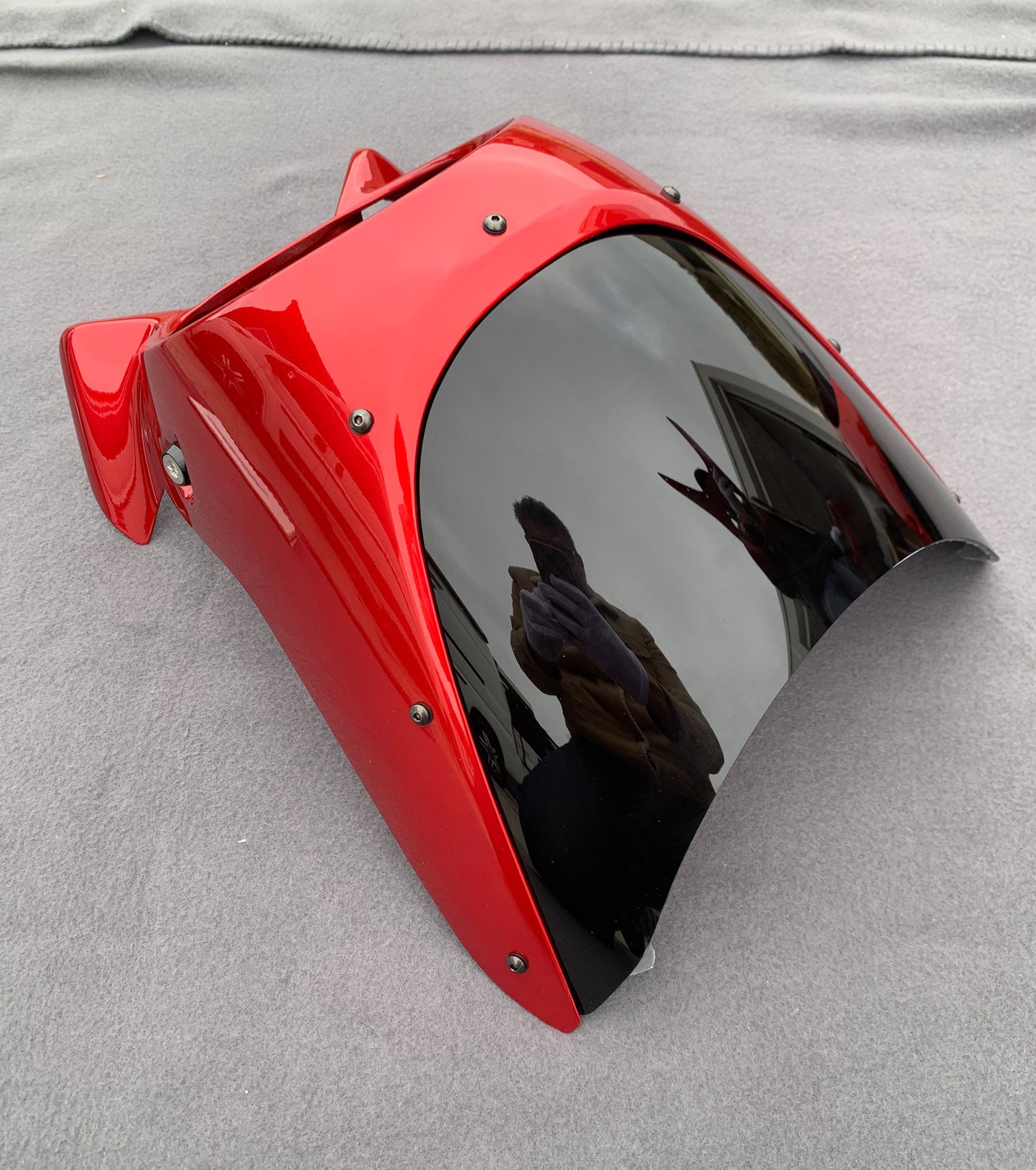 #13 | Front Fairing | Red Hopper | for 2021-2024 Speed Twin